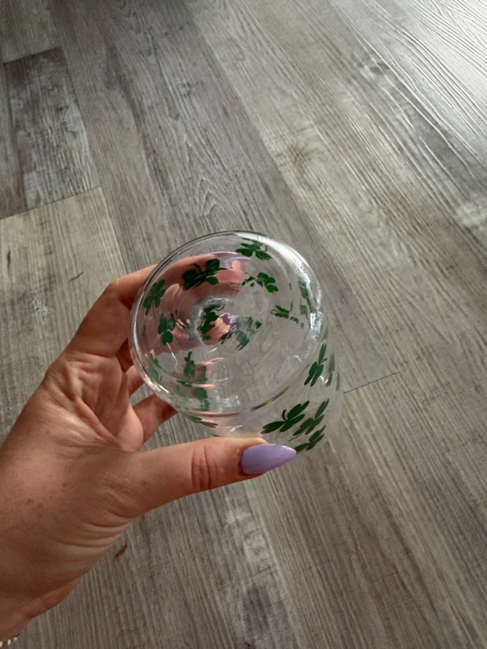 Lucky clover glass - Picture 3 of 3